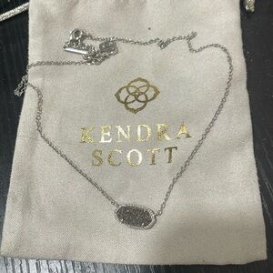 Kendra Scott Elisa Pendant Necklace, silver
